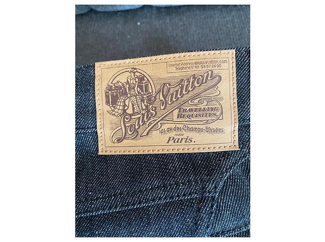 Pantalones Louis Vuitton Grises de Algodón - vista 4