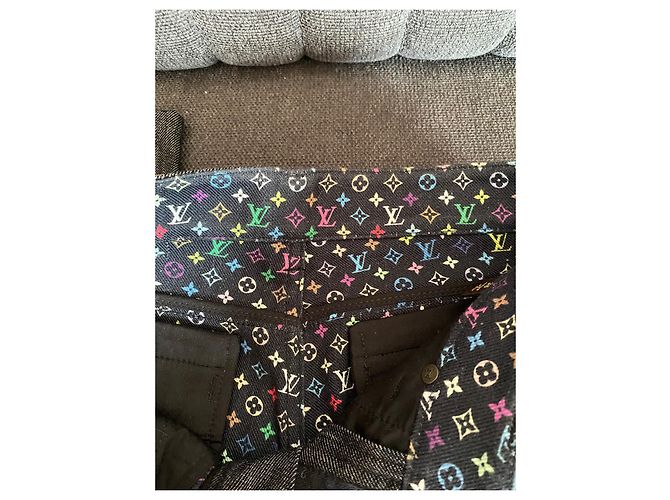 Pantalones Louis Vuitton Grises de Algodón - vista 5
