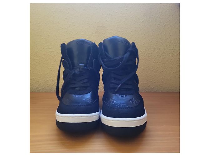 Zapatillas Guess de cuero negro - vista 10