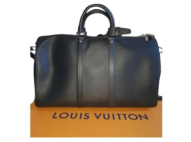 Louis Vuitton Supreme X Porte-documents en cuir noir - vue 2