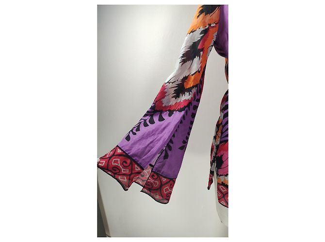 Blusa Hale Bob de algodón y seda M Multicolor - vista 5
