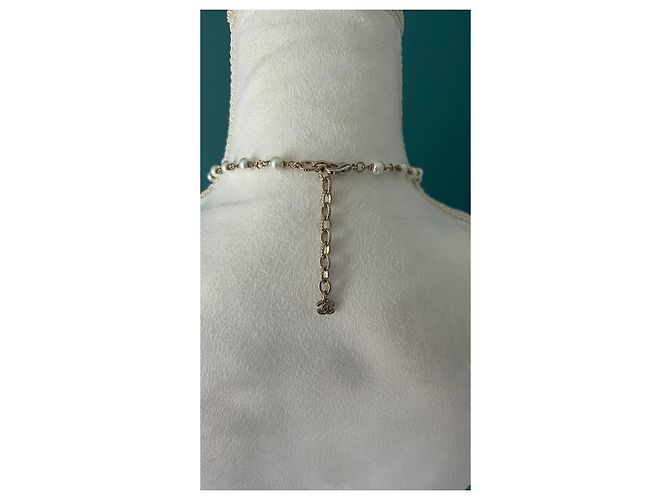 Chanel Collares largos Blanco - vue 5