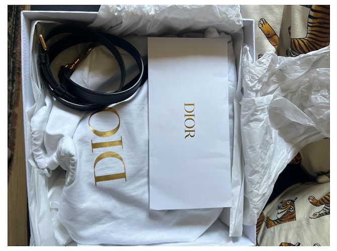 Christian Dior Dior Saddle Bag con tracolla Nero - vista 3
