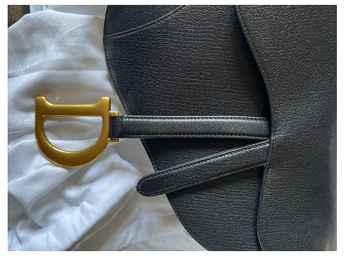 Christian Dior Dior Saddle Bag con tracolla Nero - vista 7