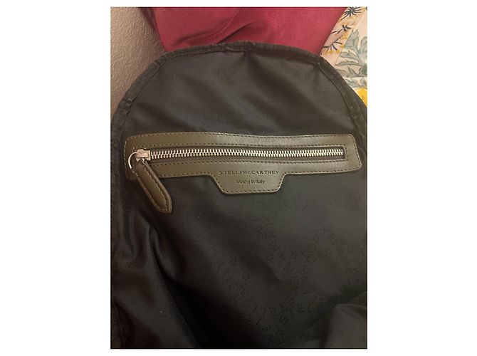 Stella Mc Cartney Zaino Falabella Stella McCartney verdone cachi - vista 7
