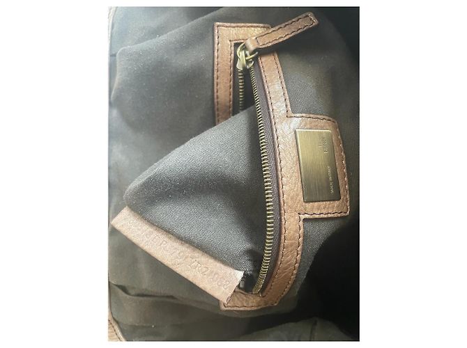 Borsa Fendi Hobo Doctor B in pelle marrone - vista 14