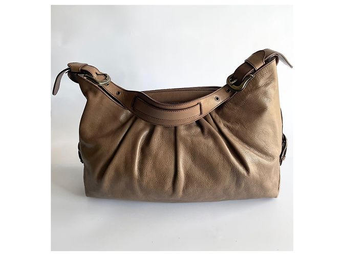 Borsa Fendi Hobo Doctor B in pelle marrone - vista 3