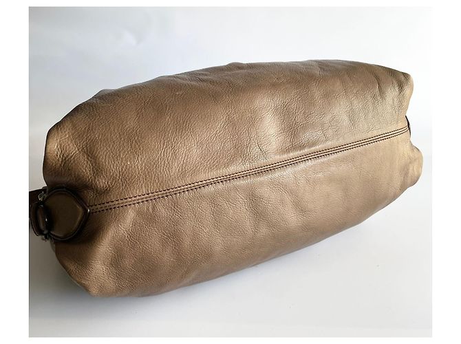 Borsa Fendi Hobo Doctor B in pelle marrone - vista 6