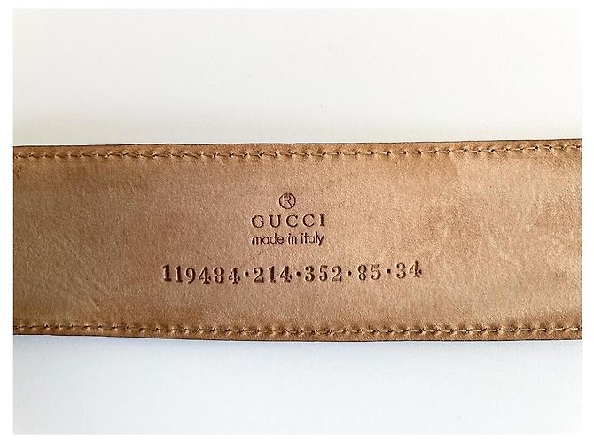 Gucci Ledergürtel, GG Schnalle Schwarz - Ansicht 5