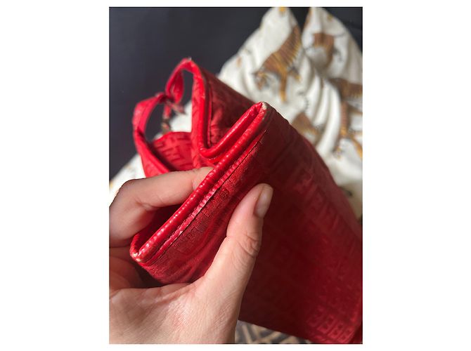 Pochette Beauty Fendi Monogram rosso - vista 10