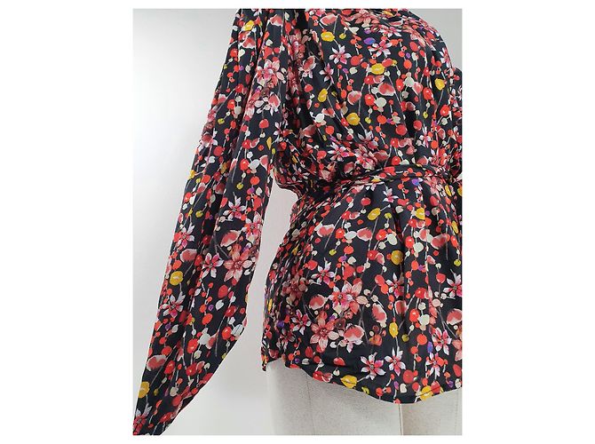 Blusa floral Maje de viscosa Multicolor - vista 3