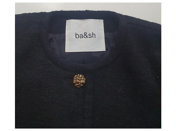 Ba&Sh Meredith Lady Jacke Schwarz Größe 3 L - Ansicht 6
