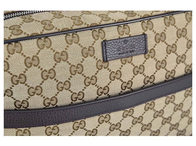 Gucci Borsello Camera Case Beige Uomo Tessuto GG Mod. 449173 KY9KN 9886 - vista 10