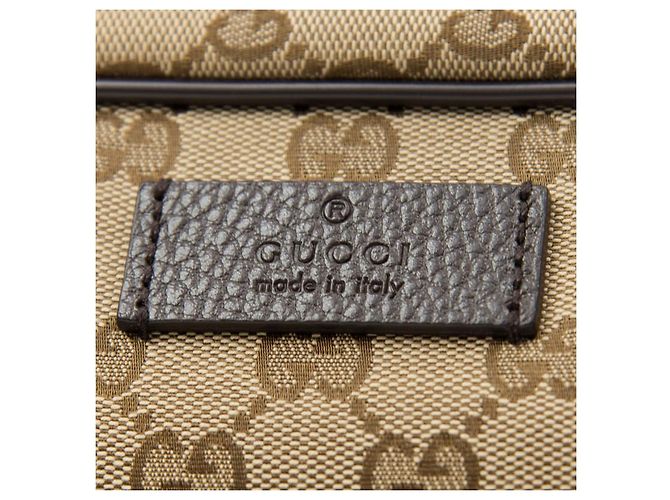 Gucci Borsello Camera Case Beige Uomo Tessuto GG Mod. 449173 KY9KN 9886 - vista 13