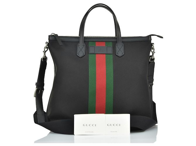 Gucci Borsello Tote Nero Uomo Technocanvas Cerniera Mod. 619751 KWT7N 1060 - vista 11