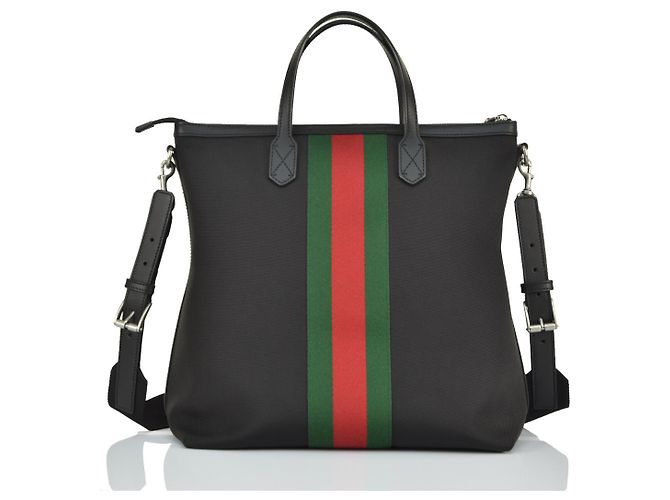 Gucci Borsello Tote Nero Uomo Technocanvas Cerniera Mod. 619751 KWT7N 1060 - vista 2