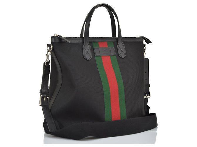 Gucci Borsello Tote Nero Uomo Technocanvas Cerniera Mod. 619751 KWT7N 1060 - vista 3