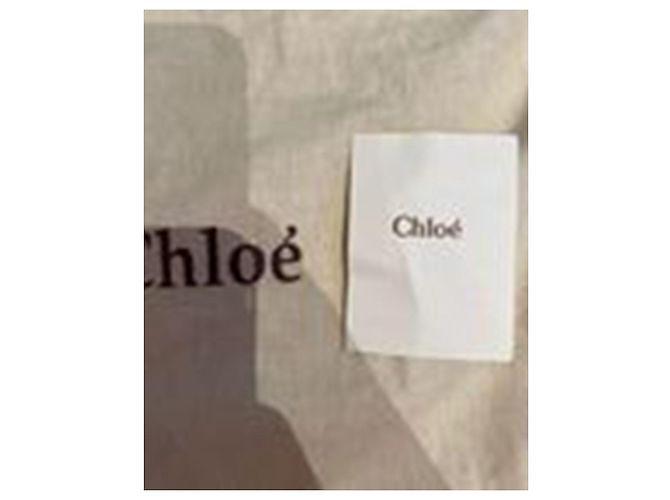 Chloé Borsa a tracolla con perline Chloe in seta blu - vista 13