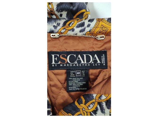 Chaqueta oversize Escada de seda XL Multicolor - vista 8