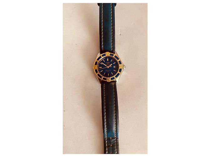 Breitling Lady Armbanduhr Stahl Dunkelblau Marineblau - Ansicht 3