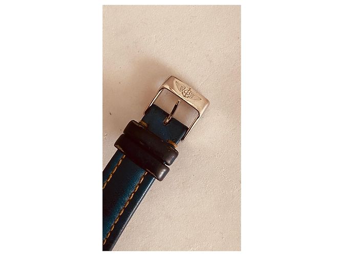 Breitling Lady Armbanduhr Stahl Dunkelblau Marineblau - Ansicht 6