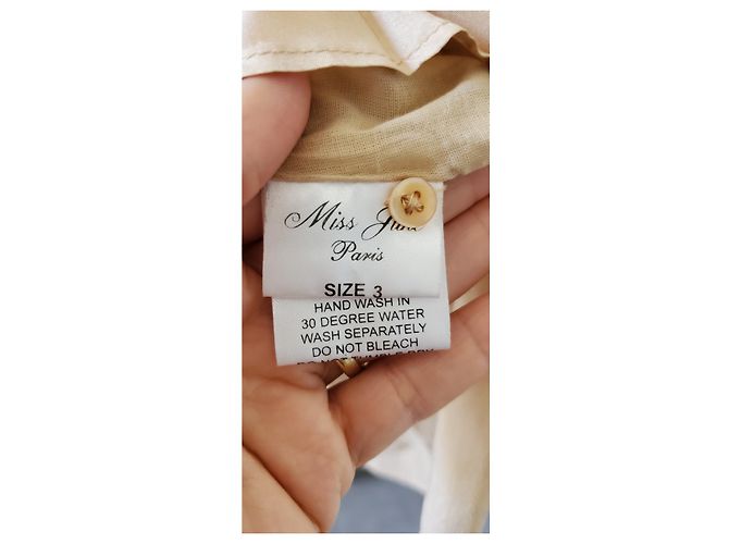 Miss June Kleider Beige - Ansicht 5