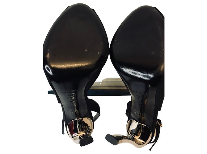 Baldinini rhinestone sandals Black - view 12
