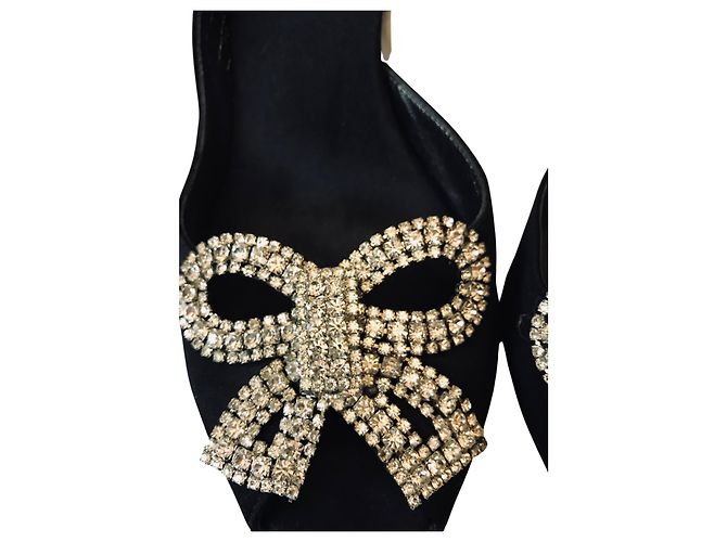 Baldinini rhinestone sandals Black - view 2