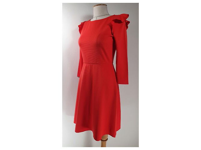 Max & Co Platea Kleid Rot - Ansicht 3