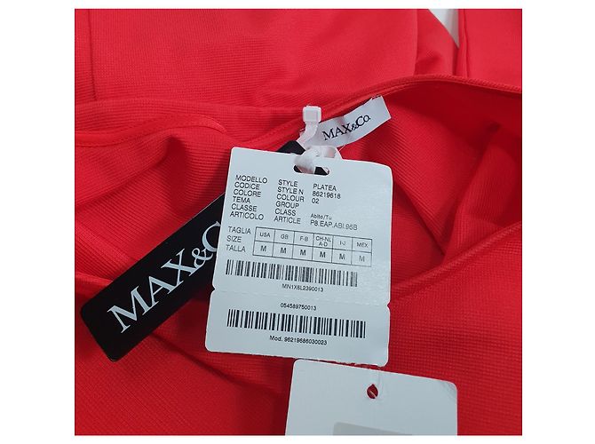 Max & Co Platea Kleid Rot - Ansicht 5