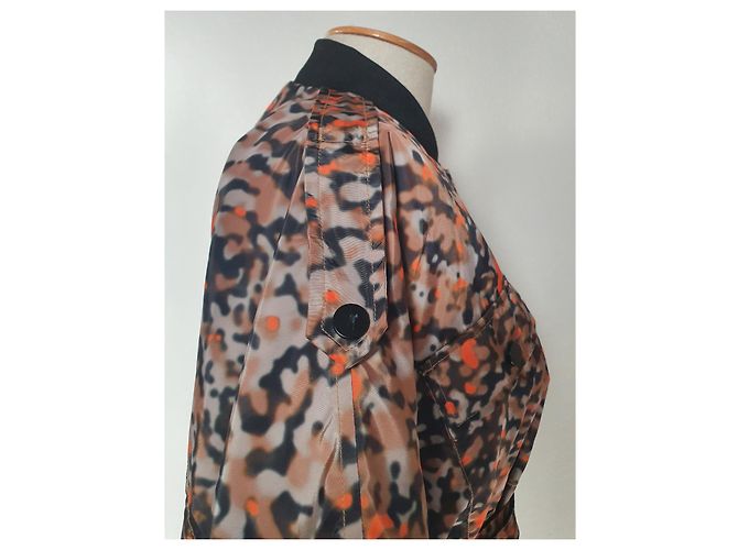 Autre Marque Lala Berlin Junis Face Jacket Animal Noise Orange Mehrfarben - Ansicht 4