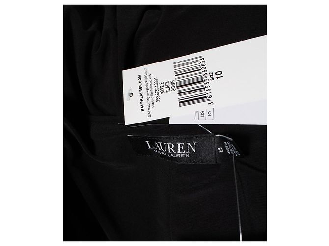 Ralph Lauren Maxikleid Schwarz - Ansicht 3