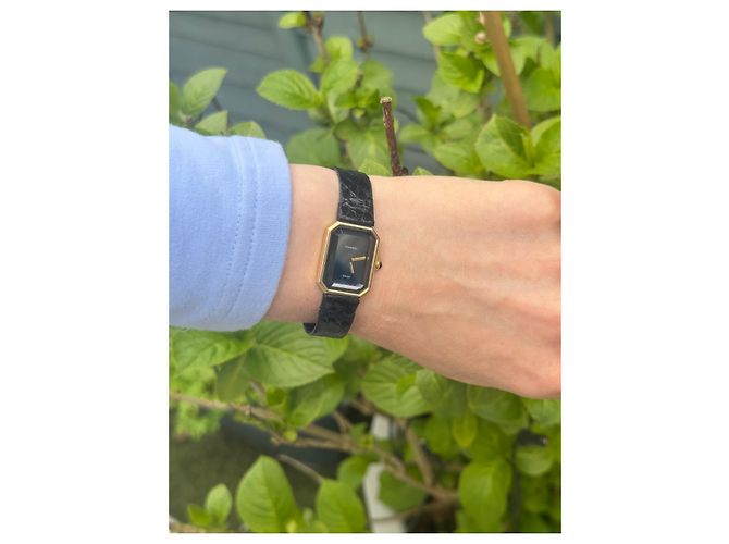 Première Chanel Premiere 18K Gelbgold 1982 Lederarmband Golden - Ansicht 2