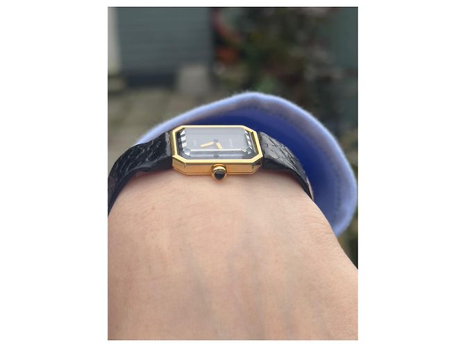 Première Chanel Premiere 18K Gelbgold 1982 Lederarmband Golden - Ansicht 5