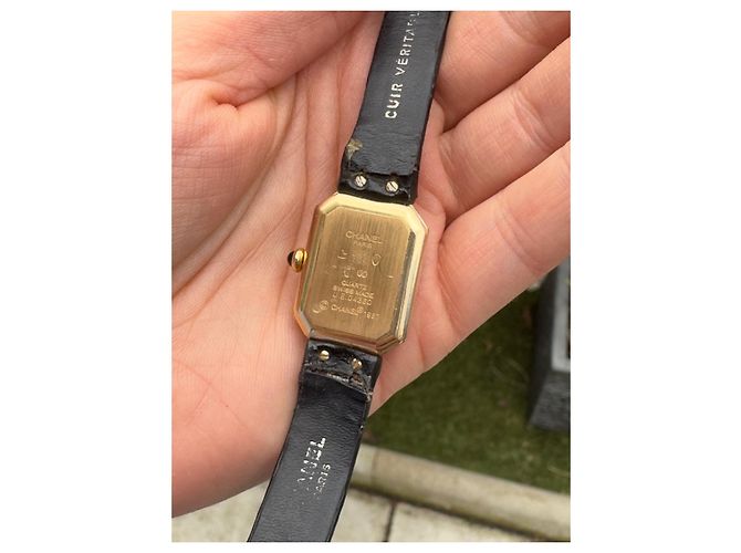 Première Chanel Premiere 18K Gelbgold 1982 Lederarmband Golden - Ansicht 8