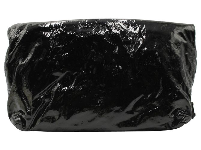 Pochette Marc Jacobs con borchie in vernice nera Nero - vista 5