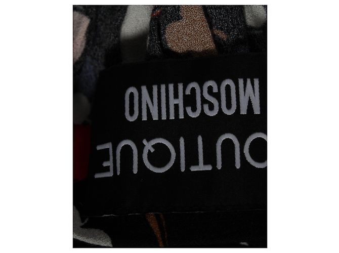 Falda larga de viscosa con estampado floral de Boutique Moschino Impresión de pitón - vista 4
