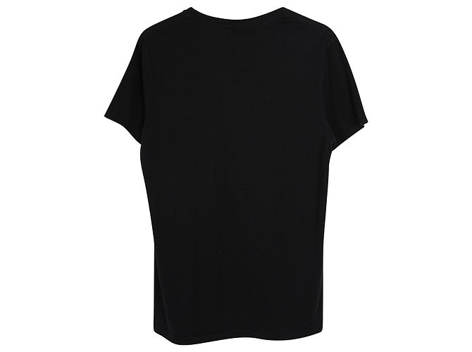 T-shirt con logo Burberry in cotone nero - vista 2