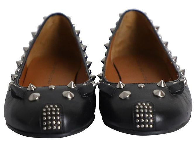 Bailarinas Love con tachuelas en cuero negro de Marc by Marc Jacobs - vista 2