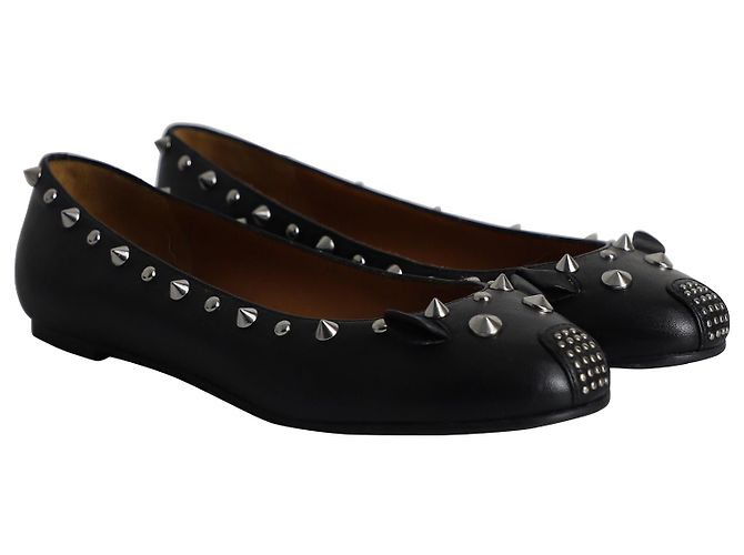 Bailarinas Love con tachuelas en cuero negro de Marc by Marc Jacobs - vista 4