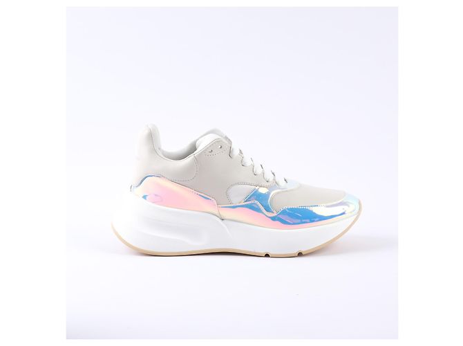 ALEXANDER MCQUEEN  Sneakers EU 40 Pelle Grigio - vista 3