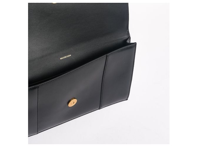 BALENCIAGA Pochette Pelle Nero - vista 3
