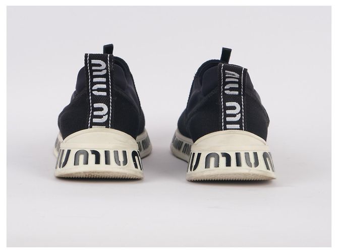 Sneakers MIU MIU EU 36 Tessuto Nero - vista 3