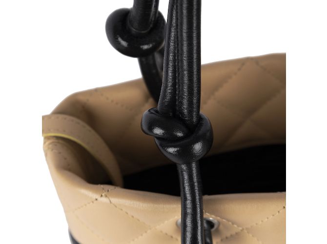 Bolsa Chanel Mini Cambon acolchoada Bege - vista 4