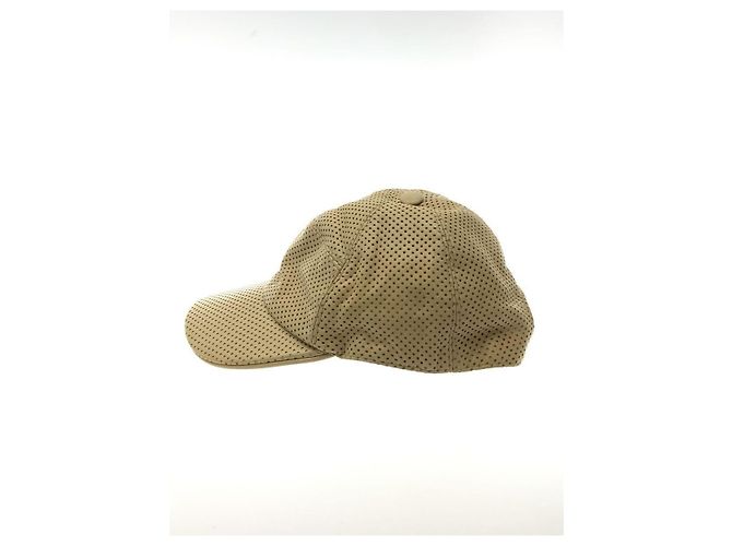 Hermès **Berretto Hermes in pelle beige - vista 2