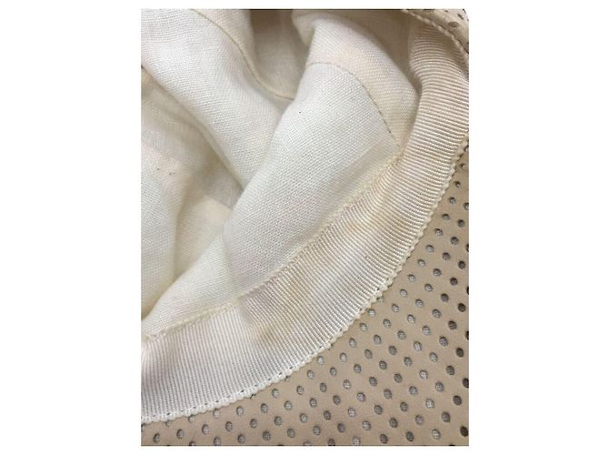 Hermès **Berretto Hermes in pelle beige - vista 7