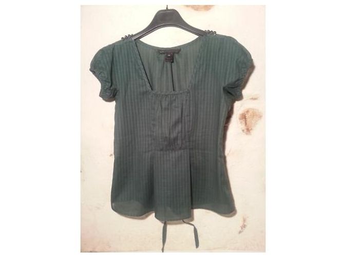 Blusa Marc by Marc Jacobs Verde Oscuro de Algodón - vista 4