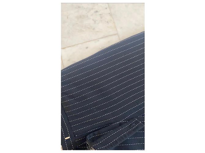 Céline Wool Pantsuit Dark Grey - view 5