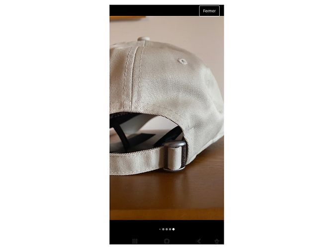 Yves Saint Laurent x New Era Cap Ecru Aus weiß - Ansicht 3