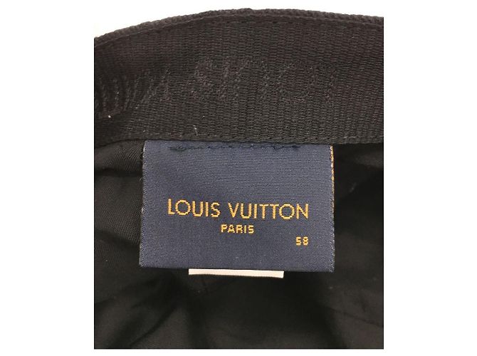 **Berretto in cotone nero Louis Vuitton - vista 3
